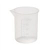 Laboratory 50ml 100ml 250ml 500ml Graduated Plastic Beaker Measuring Cup Set With Handle