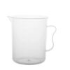 Laboratory 50ml 100ml 250ml 500ml Graduated Plastic Beaker Measuring Cup Set With Handle - Image 2